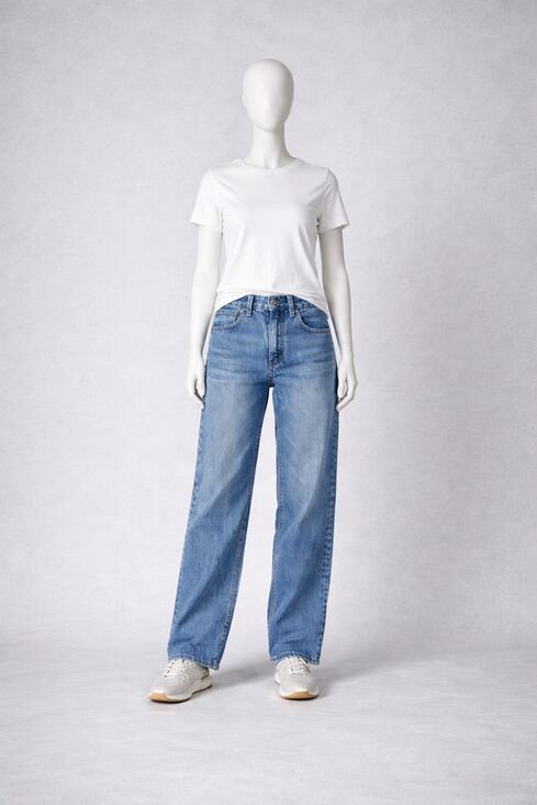Levi's Denim - Levi’s 551 Relaxed Tapered Jeans Womens 10 26x29 Medium Wash Denim made in USA